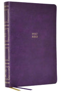 KJV Holy Bible: Paragraph-Style Large Print Thinline with 43,000 Cross References, Purple Leathersoft, Red Letter, Comfort Print: King James Version - Imitation Leather