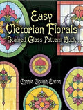 Easy Victorian Florals Stained Glass Pattern Book - Paperback