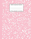 Marble Composition Notebook College Ruled: Pink Marble Notebooks, School Supplies, Notebooks for School - Paperback