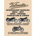 VELOCETTE 500cc & 350cc MSS, VENOM, THRUXTON & VIPER 1954-1971 WORKSHOP MANUAL & ILLUSTRATED PARTS MANUAL - Paperback