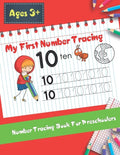 My First Number Tracing Book For Preschoolers: Best Workbook for Kids Practice with Pen Control, Tracing and learning Numbers for kids Kindergarten (a - Paperback