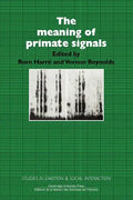 The Meaning of Primate Signals - Paperback