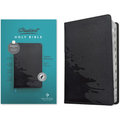 NLT Student Bible, Thinline Reference, Filament-Enabled Edition (Leatherlike, Overflow Black, Indexed, Red Letter) - Imitation Leather