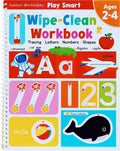 Play Smart Wipe-Clean Workbook: Ages 2-4: Tracing, Letters, Numbers, Shapes - Spiral