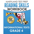 MARYLAND TEST PREP Reading Skills Workbook Informational Texts Grade 4: Preparation for the MCAP English Language Arts Assessments - Paperback