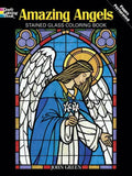 Amazing Angels Stained Glass Coloring Book - Paperback