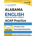 Alabama Comprehensive Assessment Program Test Prep: Grade 7 English Language Arts Literacy (ELA) Practice Workbook and Full-length Online Assessments - Paperback