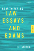 How to Write Law Essays & Exams - Paperback