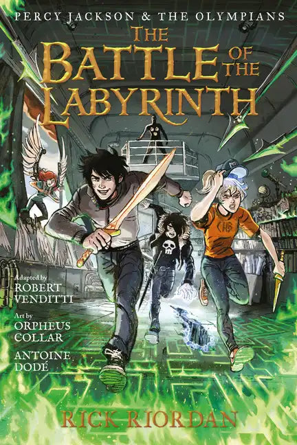 Percy Jackson and the Olympians: Battle of the Labyrinth: The Graphic Novel, The-Percy Jackson and the Olympians - Hardcover