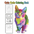Cute Cats coloring Book: amazing Gift for kids and cat lovers to enjoy coloring beautiful and cute cats - Paperback