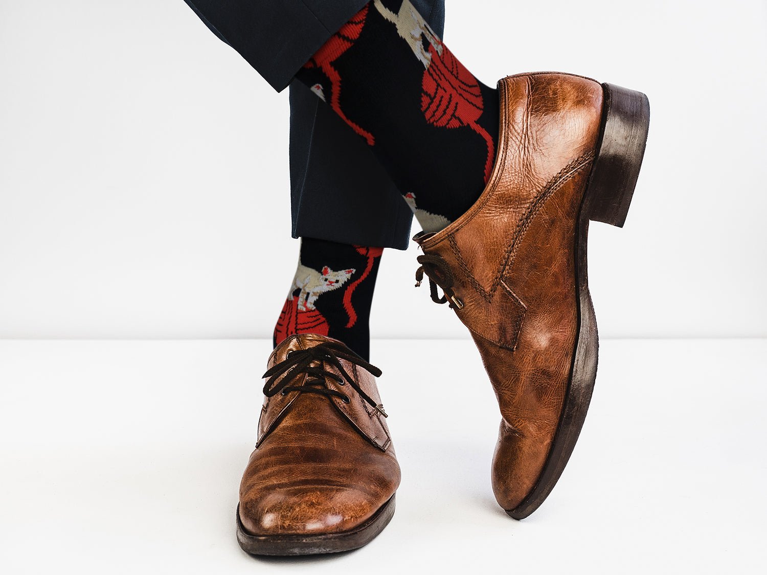 Playful Cat Socks - Comfy Cotton for Men & Women