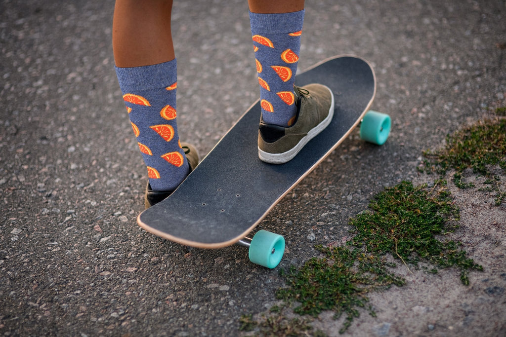 Orange Socks - Comfy Cotton for Men & Women