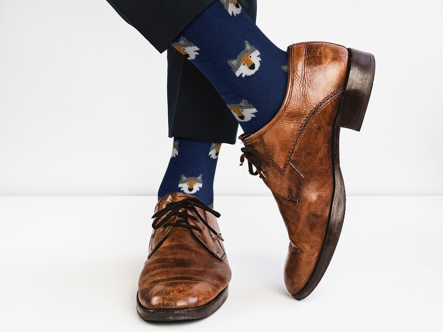Wolf Head Socks - Comfy Cotton for Men & Women