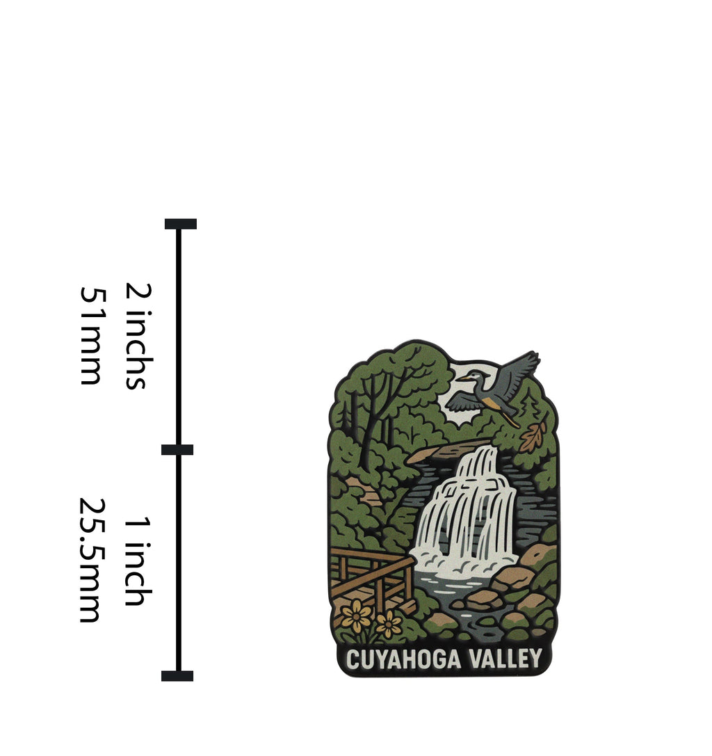 Cuyahoga Valley National Park Traveler Pin - Cleveland Brandywine Falls Souvenir Pin