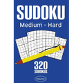 Sudoku Medium - Hard: Sudoku Puzzle Book With 320 Medium To Hard Sudoku Puzzles For Adults - Paperback