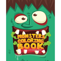 Monsters Coloring Book (With Monster Jokes!) - Paperback