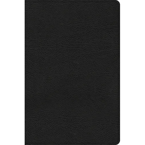 CSB Everyday Study Bible, Black Bonded Leather - Leather