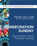 Consecration Sunday Stewardship Team Member Manual - Paperback