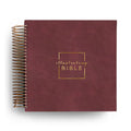 CSB Illustrating Bible - Cranberry - Leather