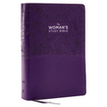Kjv, the Woman's Study Bible, Purple Leathersoft, Red Letter, Full-Color Edition, Comfort Print (Thumb Indexed): Receiving God's Truth for Balance, Ho - Imitation Leather