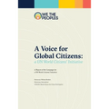 A Voice for Global Citizens: A UN World Citizens' Initiative - Paperback