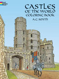 Castles of the World Coloring Book - Paperback