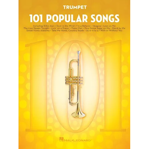 101 Popular Songs for Trumpet - Paperback