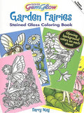 Garden Fairies Gemglow Stained Glass Coloring Book - Paperback