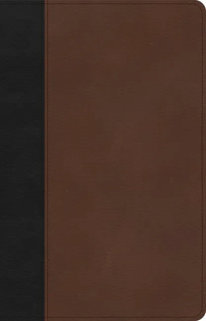 CSB Thinline Bible, Black/Brown Leathertouch - Imitation Leather