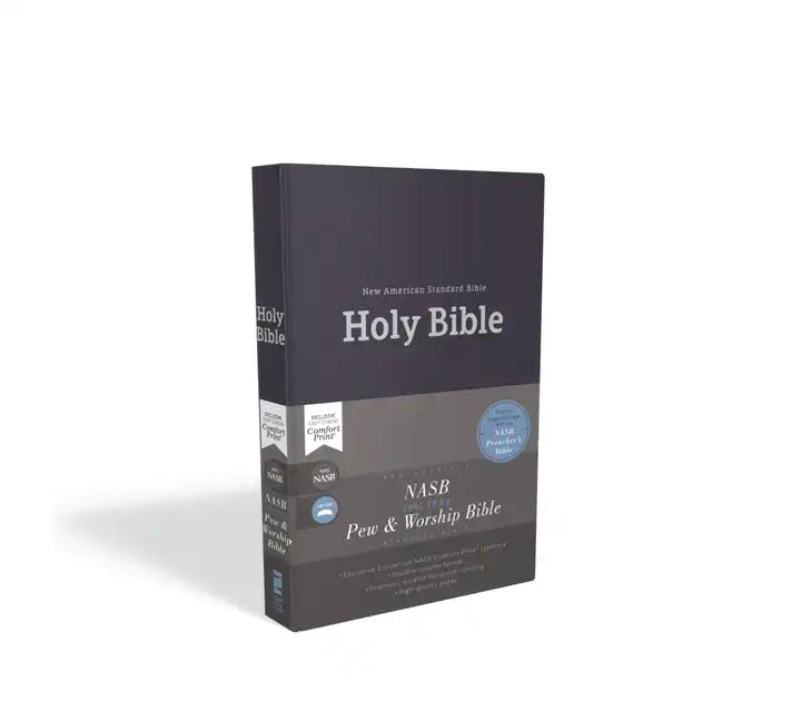 Nasb, Pew and Worship Bible, Hardcover, Blue, 1995 Text, Comfort Print - Hardcover