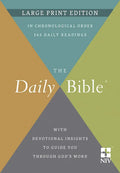 The Daily Bible (Niv, Large Print) - Hardcover