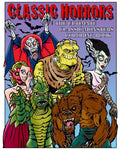 Classic Horrors: The Ultimate Classic Monsters Coloring Book - Paperback