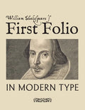William Shakespeare's First Folio in Modern Type - Paperback