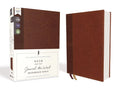 Nasb, Journal the Word Reference Bible, Leathersoft Over Board, Brown, Red Letter Edition, 1995 Text, Comfort Print: Let Scripture Explain Scripture. - Hardcover