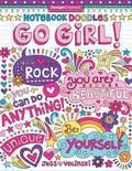 Notebook Doodles Go Girl!: Coloring & Activity Book - Paperback