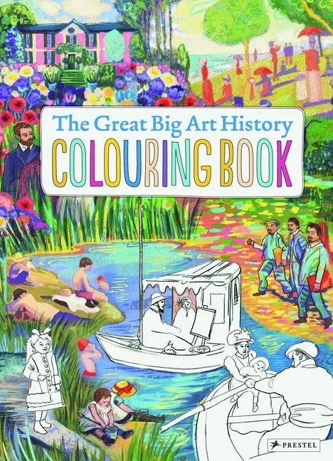 The Great Big Art History Colouring Book - Paperback