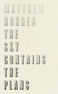 The Sky Contains the Plans - Paperback