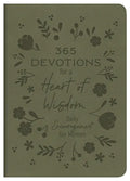 365 Devotions for a Heart of Wisdom: Daily Encouragement for Women - Imitation Leather