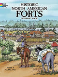 Historic North American Forts Coloring Book - Paperback