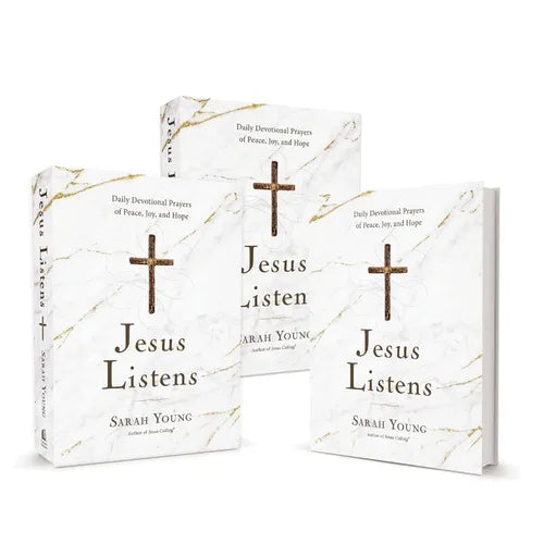Jesus Listens, 3-Pack: Daily Devotional Prayers of Peace, Joy, and Hope (a 365-Day Prayer Book) - Hardcover