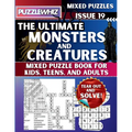 The Ultimate Monsters and Creatures Mixed Puzzle Book for Kids, Teens, and Adults: 16 Types of Engaging Variety Puzzles: Word Search and Math Games (I - Paperback