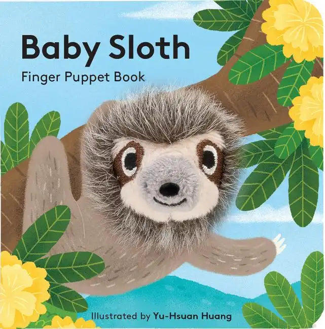 Baby Sloth: Finger Puppet Book: (Finger Puppet Book for Toddlers and Babies, Baby Books for First Year, Animal Finger Puppets) - Board Book