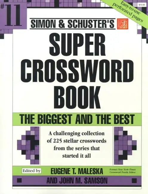 Simon & Schuster Super Crossword Puzzle Book #11 - Paperback