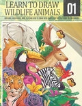 Learn to Draw Wildlife Animals 1: Awesome Educational book to learn how to draw with simple step by step guide for beginners!: Draw horse bear giraffe - Paperback