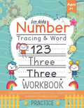 Number Tracing and word practice workbook for kids +3: Learn How To Write Numbers From 0 To 20 - Number Practice Workbook for Preschoolers - Paperback