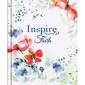 Inspire Faith Bible Large Print, NLT (Hardcover, Wildflower Meadow, Filament Enabled): The Bible for Coloring & Creative Journaling - Hardcover