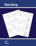 Phone Call Log: Phone Memo Message Book, Record 3 Telephone Messages Per Page, Calls Tracker, Keeping Track Voice Mail, Journal, Notebook - Paperback