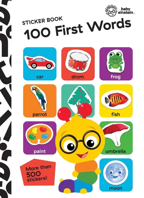 Baby Einstein: 100 First Words Sticker Book - Paperback
