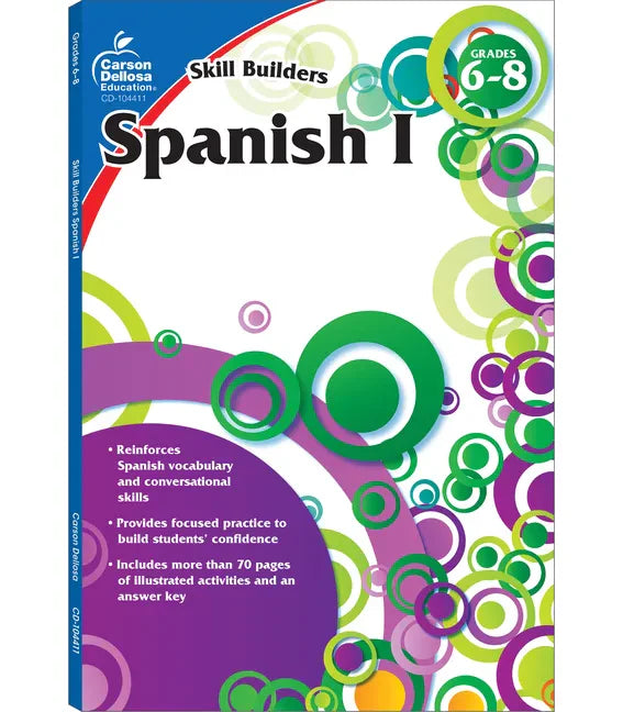 Spanish I, Grades 6 - 8 (Skill Builders), Grades 6 - 8 - Paperback