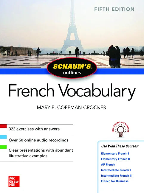 Schaum's Outline of French Vocabulary, Fifth Edition - Paperback